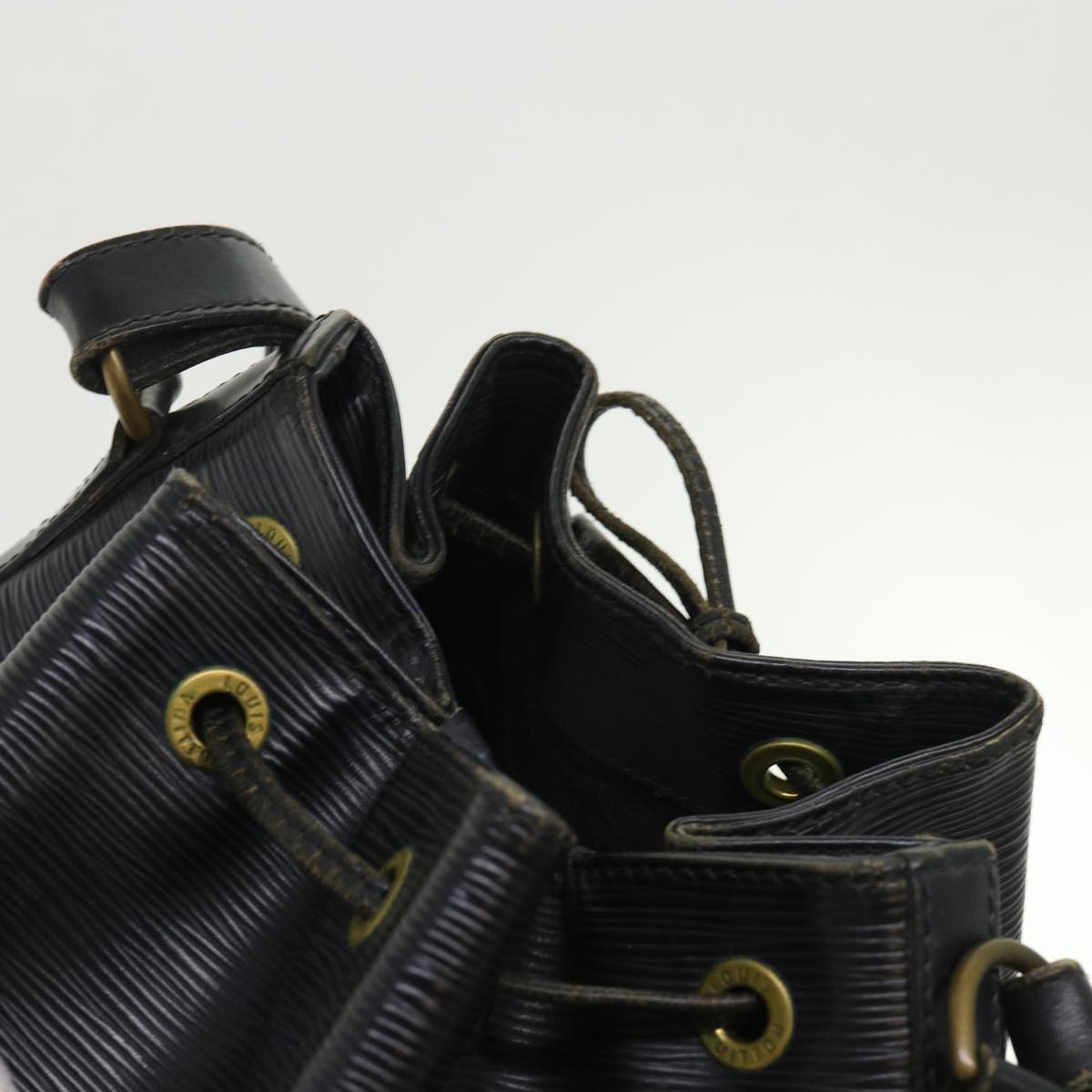 LOUIS VUITTON Epi Noe Shoulder Bag Black M44002 LV 46772