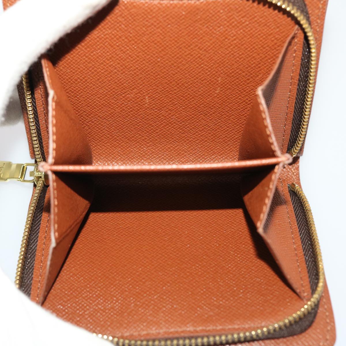 LOUIS VUITTON Monogram Compact Zip Wallet M61667 LV 46781