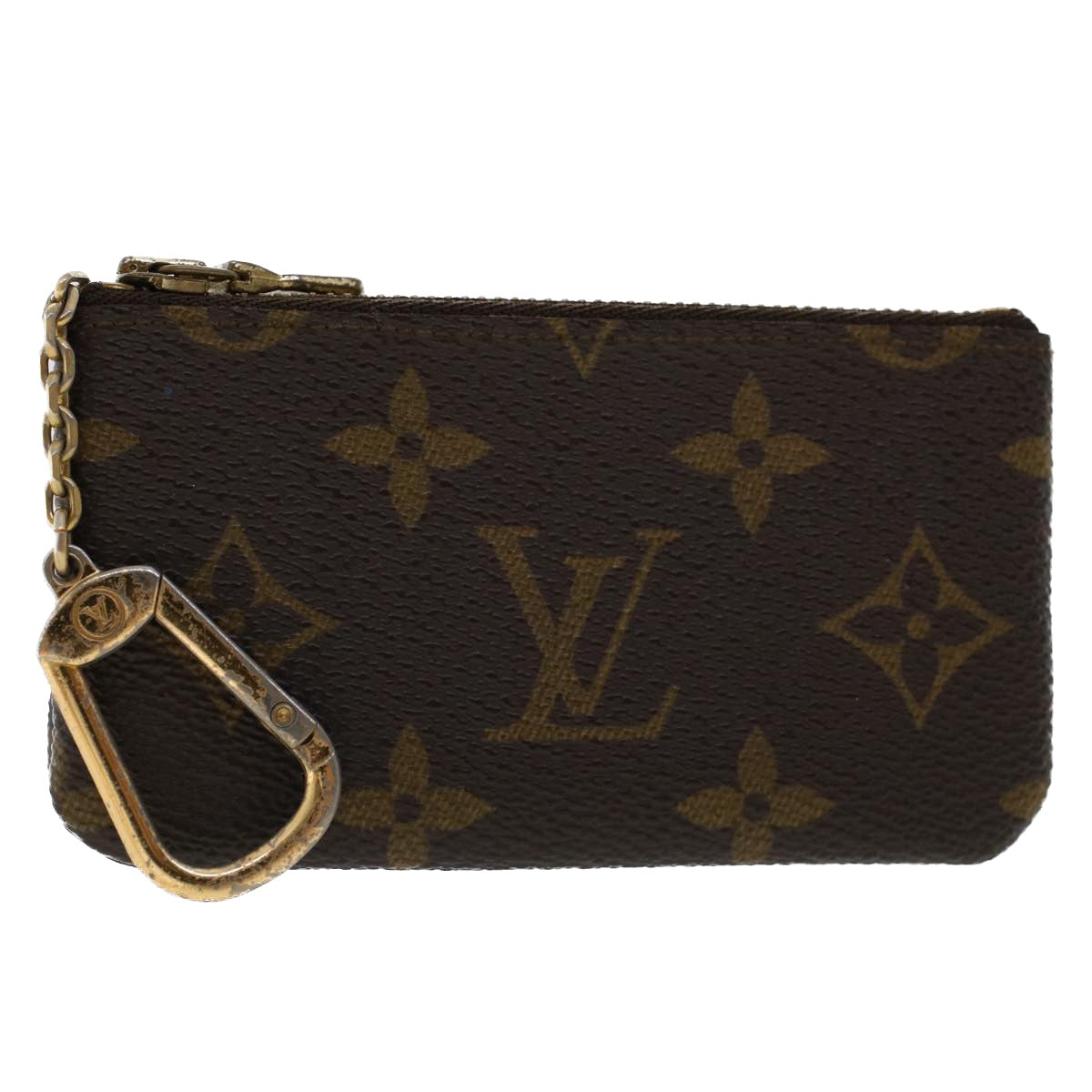 LOUIS VUITTON Monogram Pochette Cles Coin Purse M62650 LV 46784