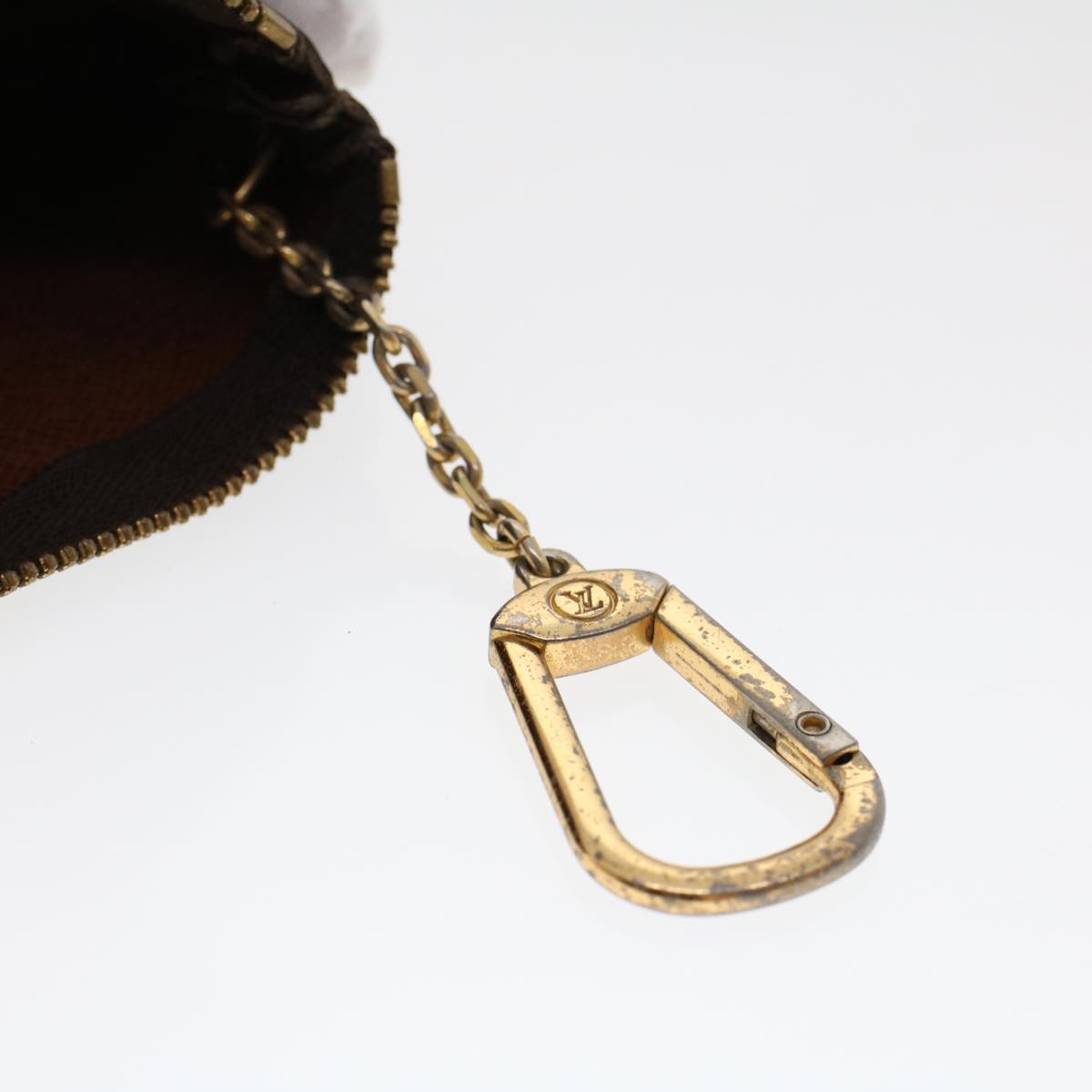 LOUIS VUITTON Monogram Pochette Cles Coin Purse M62650 LV 46784