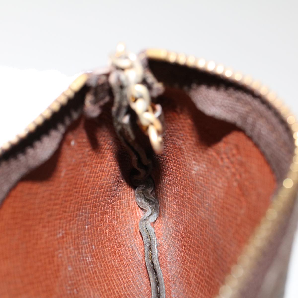 LOUIS VUITTON Monogram Pochette Cles Coin Purse M62650 LV 46784