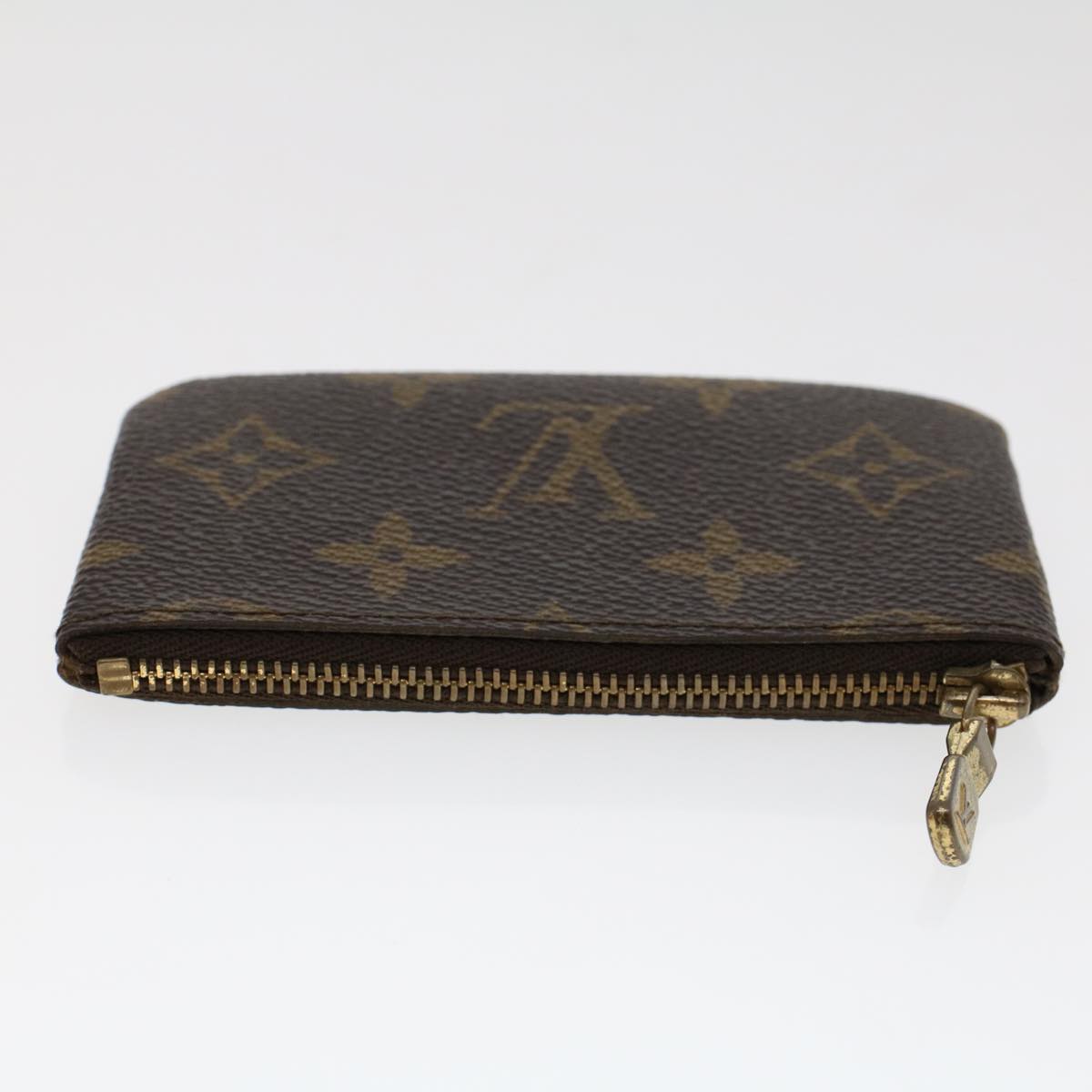 LOUIS VUITTON Monogram Pochette Cles Coin Purse M62650 LV 46784
