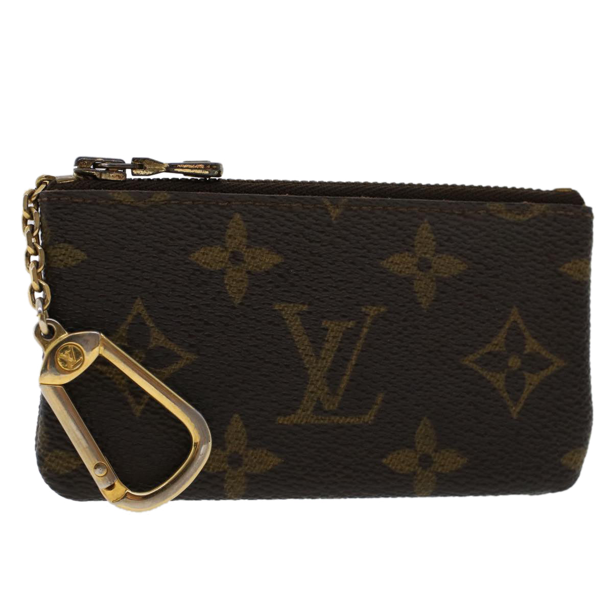 LOUIS VUITTON Monogram Pochette Cles Coin Purse M62650 LV 46785