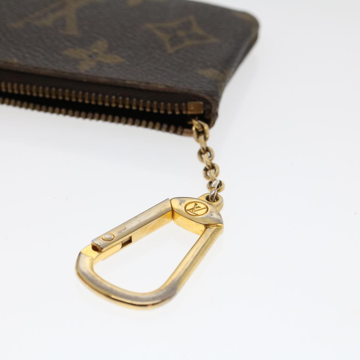 LOUIS VUITTON Monogram Pochette Cles Coin Purse M62650 LV 46785