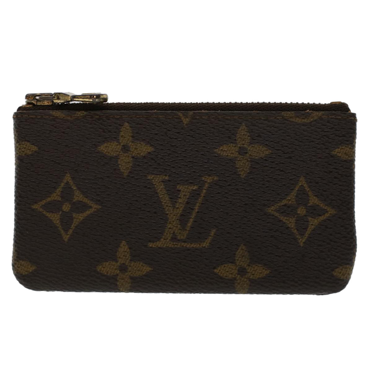 LOUIS VUITTON Monogram Pochette Cles Coin Purse M62650 LV 46785