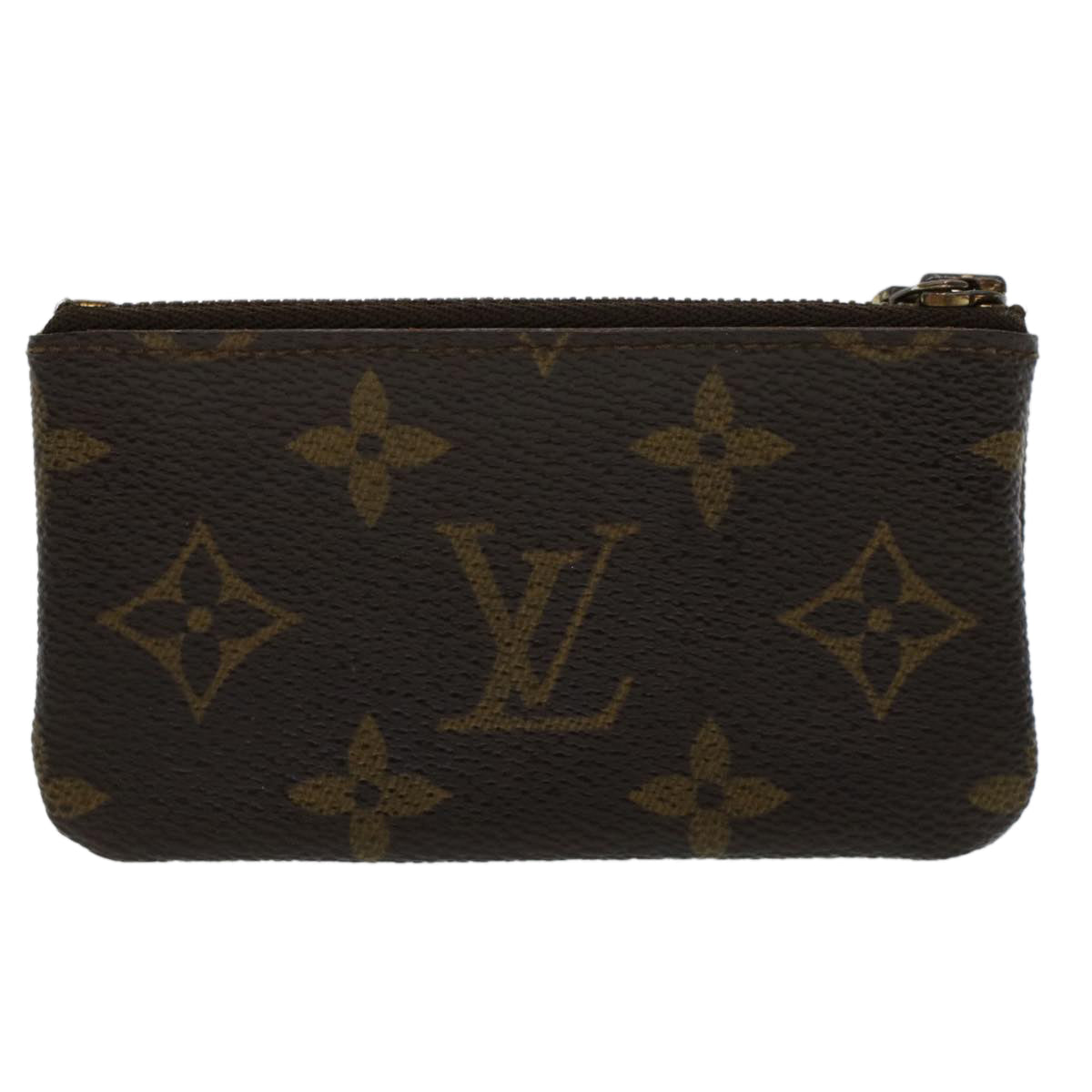 LOUIS VUITTON Monogram Pochette Cles Coin Purse M62650 LV 46785