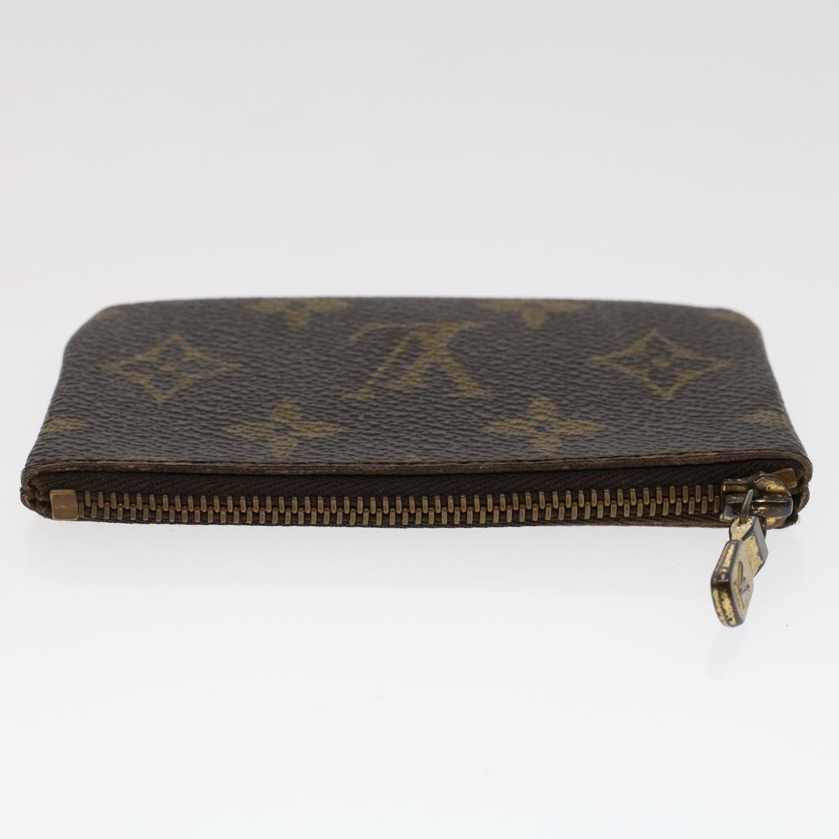 LOUIS VUITTON Monogram Pochette Cles Coin Purse M62650 LV 46785