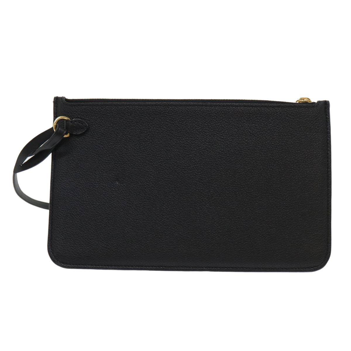 LOUIS VUITTON Monogram Empreinte Neverfull MM M46040 Pouch Black LV 46795