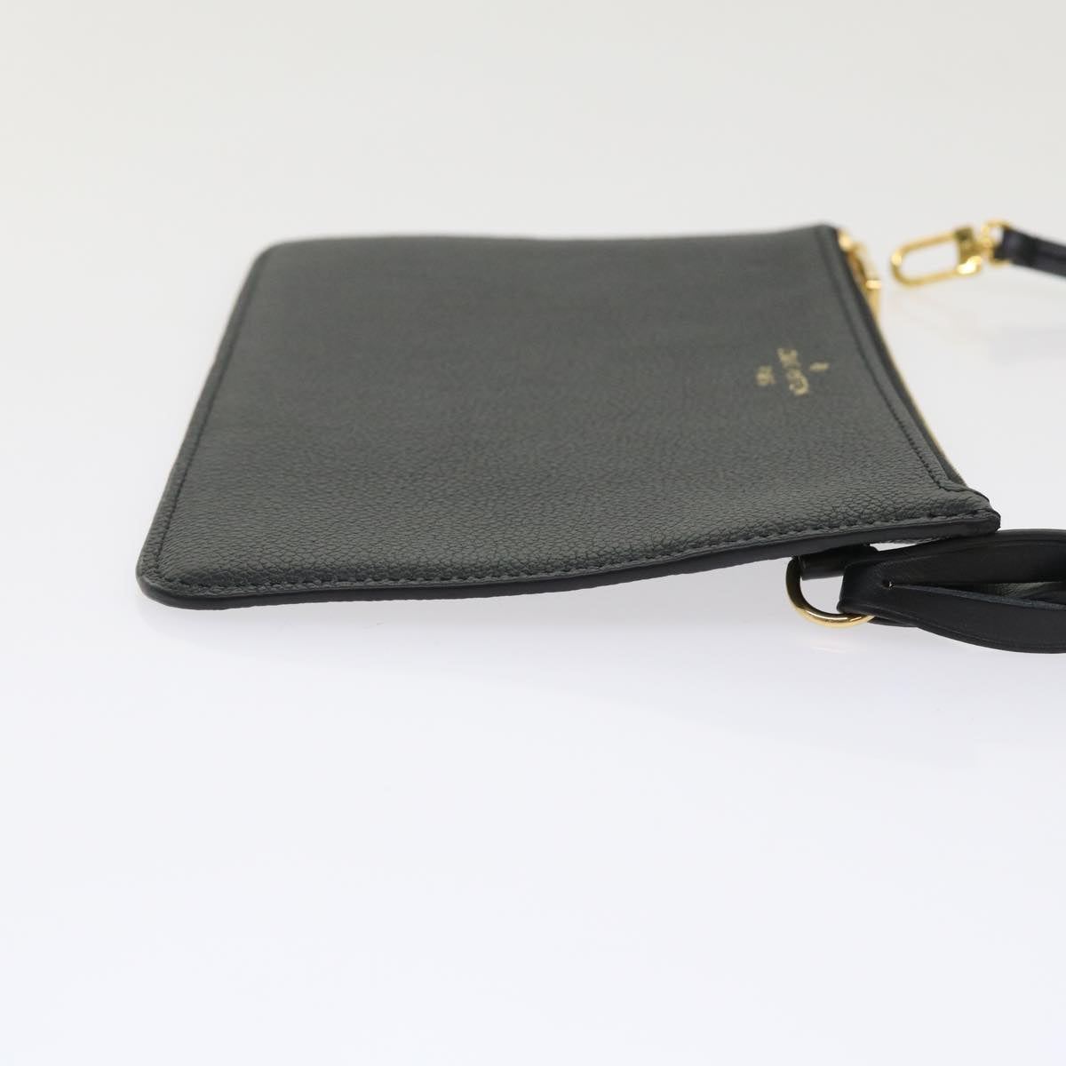 LOUIS VUITTON Monogram Empreinte Neverfull MM M46040 Pouch Black LV 46795
