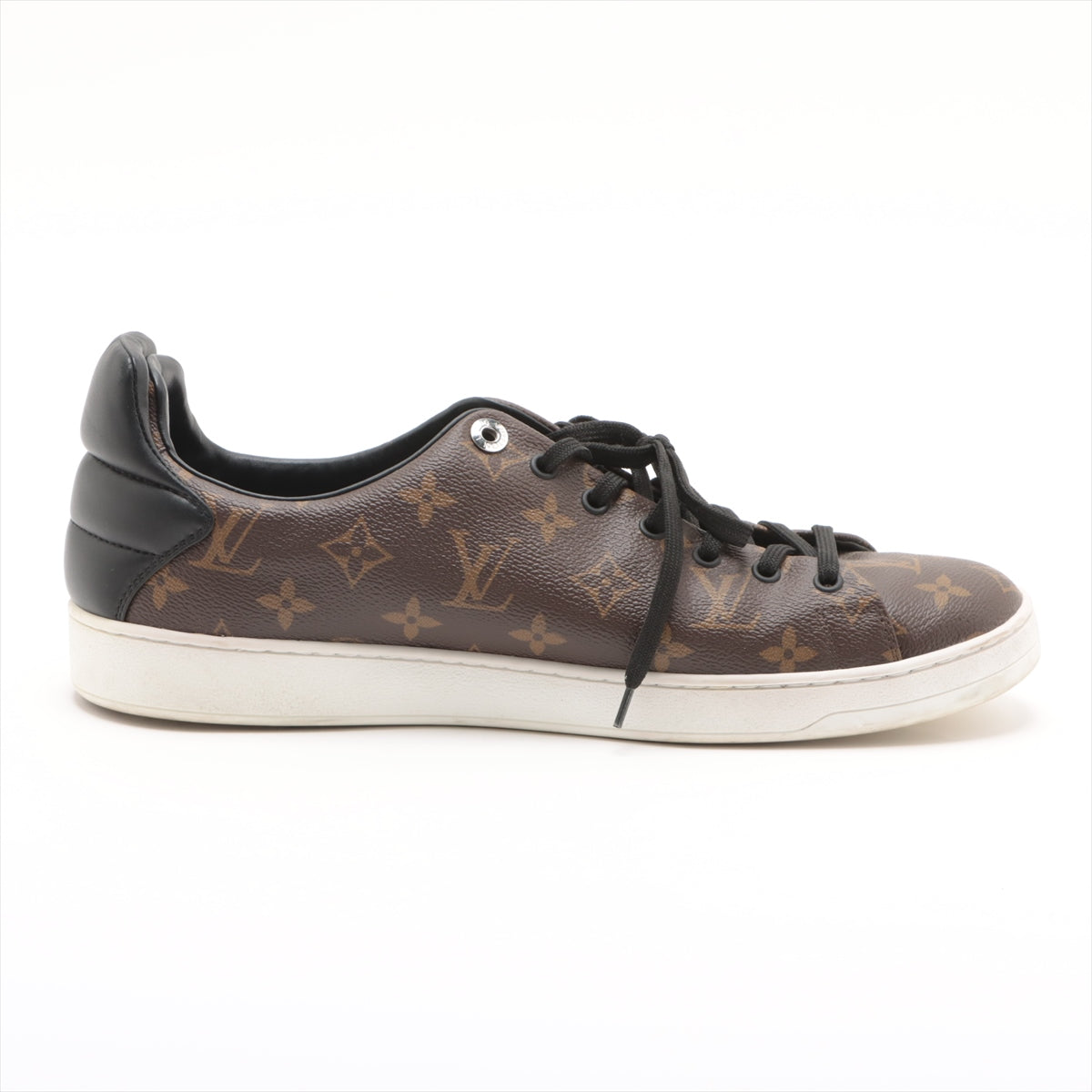 Louis Vuitton Front Line 16 Years PVC Leather Trainers 10 Men Brown MS0176 Monogram Change