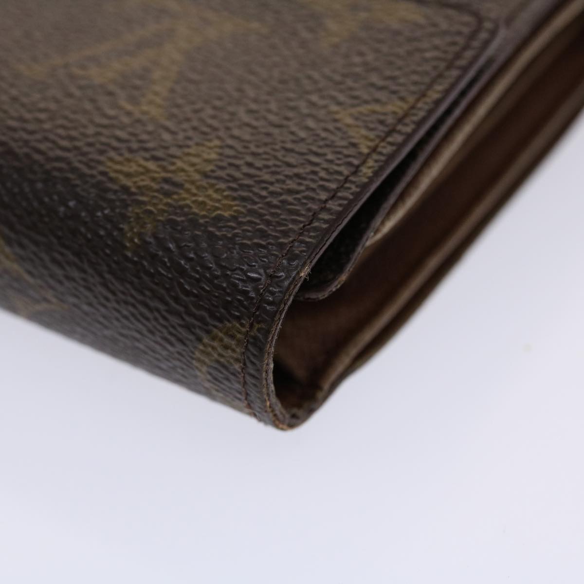 LOUIS VUITTON Monogram Porte Tresor Etui Papie Wallet M61202 LV 46800