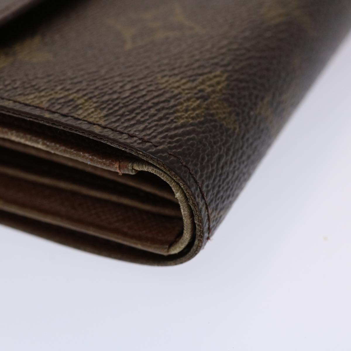 LOUIS VUITTON Monogram Porte Tresor Etui Papie Wallet M61202 LV 46800