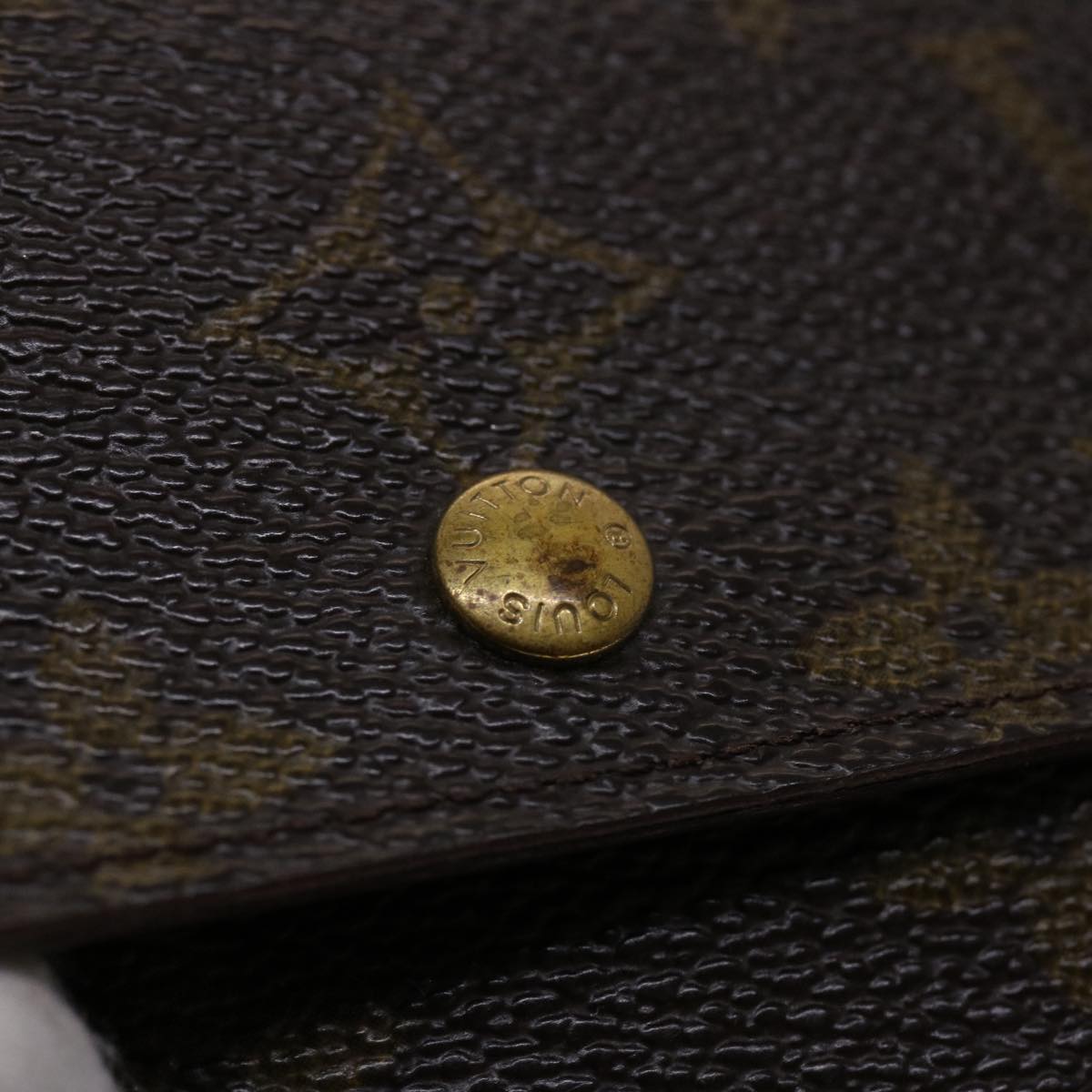 LOUIS VUITTON Monogram Porte Tresor Etui Papie Wallet M61202 LV 46800