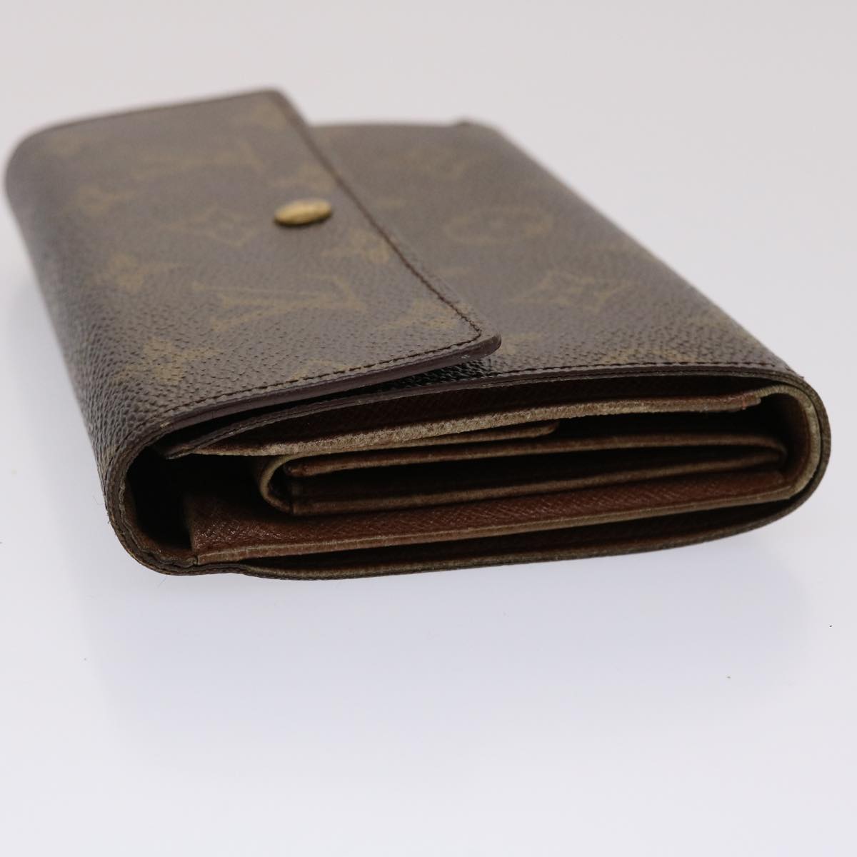 LOUIS VUITTON Monogram Porte Tresor Etui Papie Wallet M61202 LV 46800