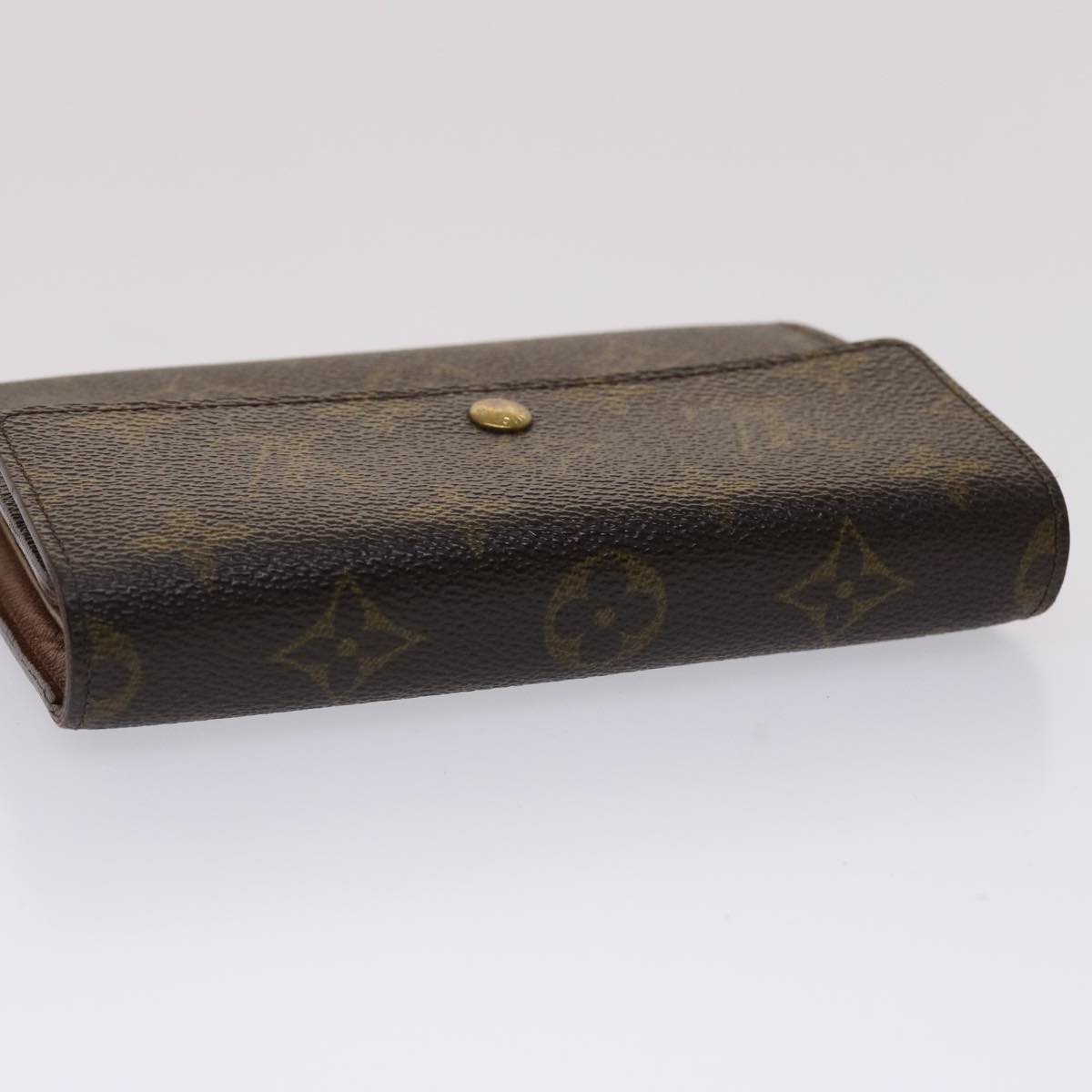 LOUIS VUITTON Monogram Porte Tresor Etui Papie Wallet M61202 LV 46800