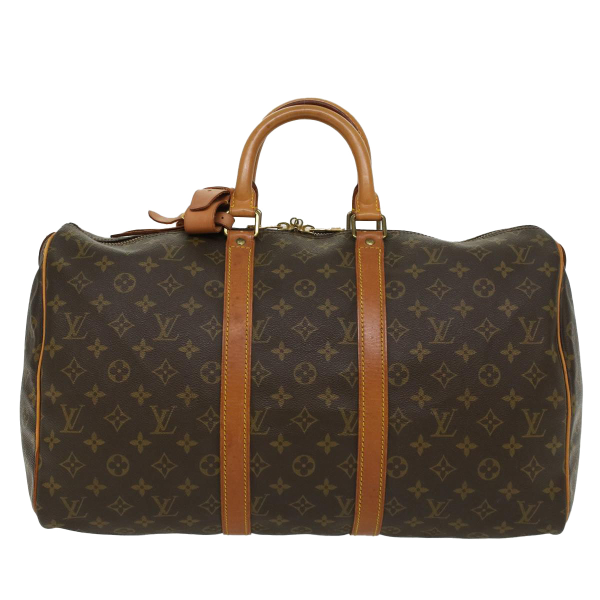 LOUIS VUITTON Monogram Keepall 45 Boston Bag M41428 LV 46809