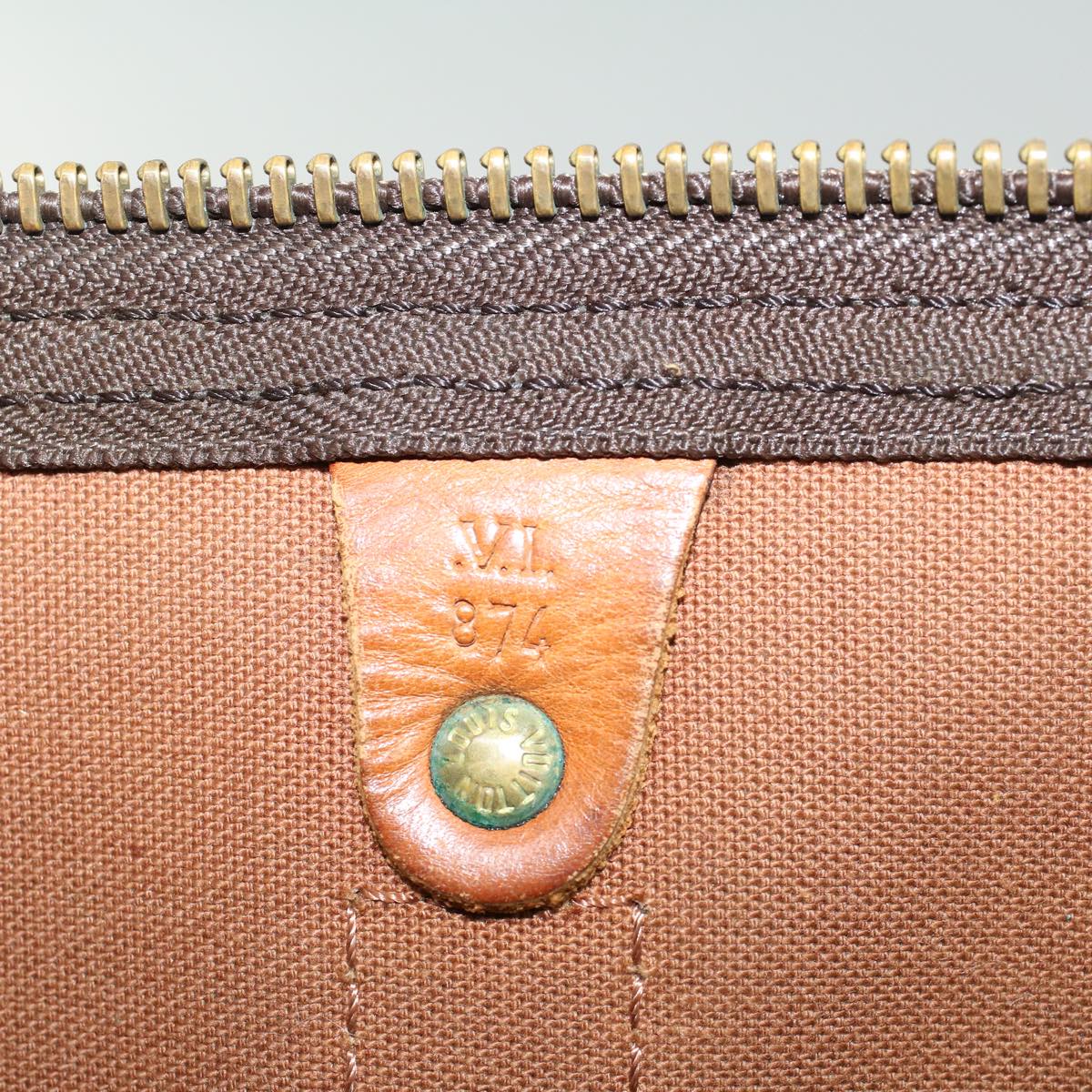 LOUIS VUITTON Monogram Keepall 50 Boston Bag M41426 LV 46810