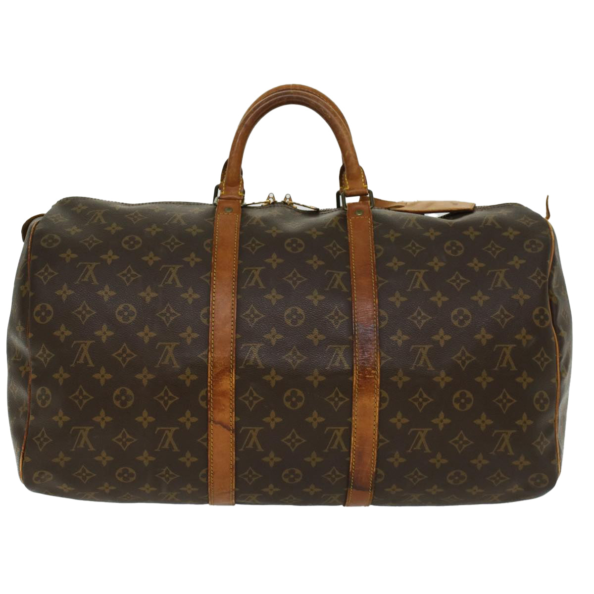 LOUIS VUITTON Monogram Keepall 50 Boston Bag M41426 LV 46810