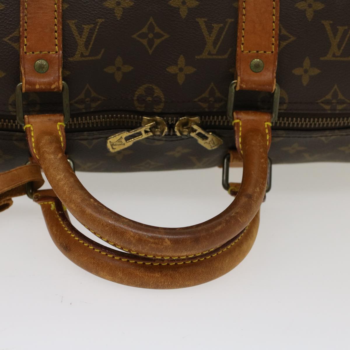 LOUIS VUITTON Monogram Keepall 50 Boston Bag M41426 LV 46810