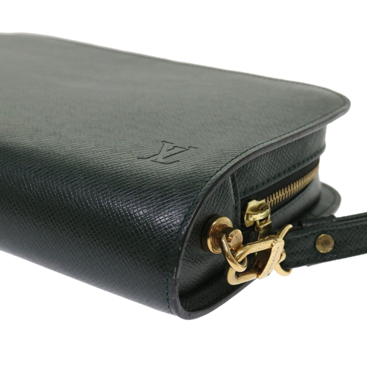 LOUIS VUITTON Taiga Baikal Clutch Bag Epicea M30184 LV 46816