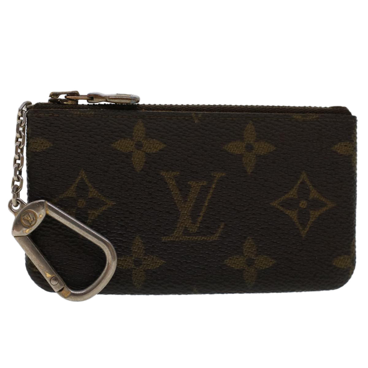 LOUIS VUITTON Monogram Pochette Cles Coin Purse M62650 LV 46820