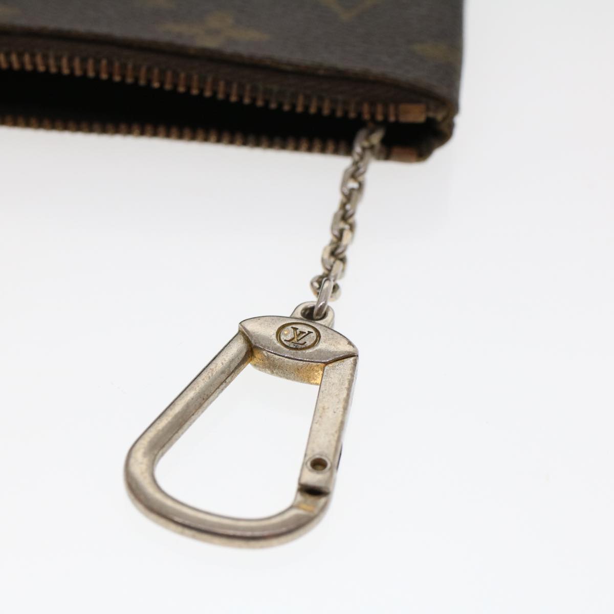 LOUIS VUITTON Monogram Pochette Cles Coin Purse M62650 LV 46820