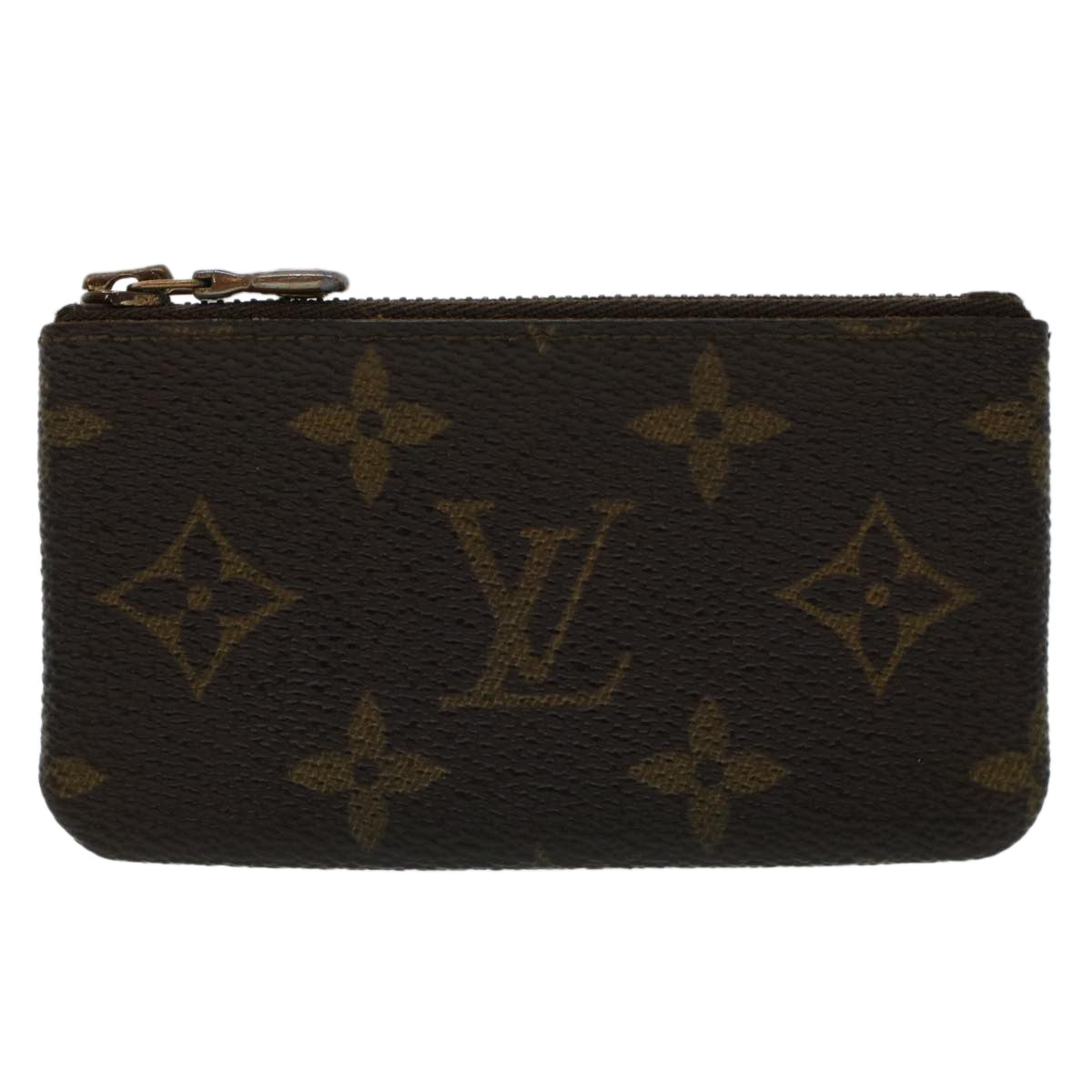 LOUIS VUITTON Monogram Pochette Cles Coin Purse M62650 LV 46820