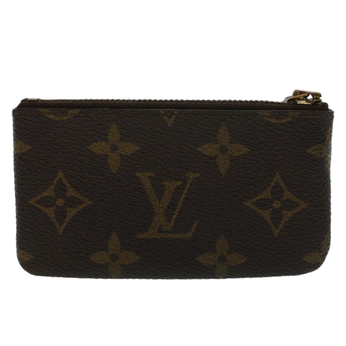 LOUIS VUITTON Monogram Pochette Cles Coin Purse M62650 LV 46820