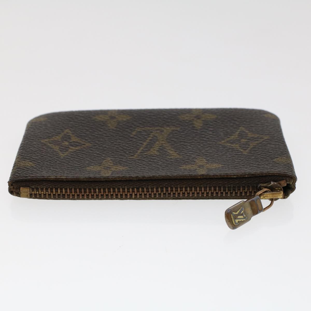 LOUIS VUITTON Monogram Pochette Cles Coin Purse M62650 LV 46820