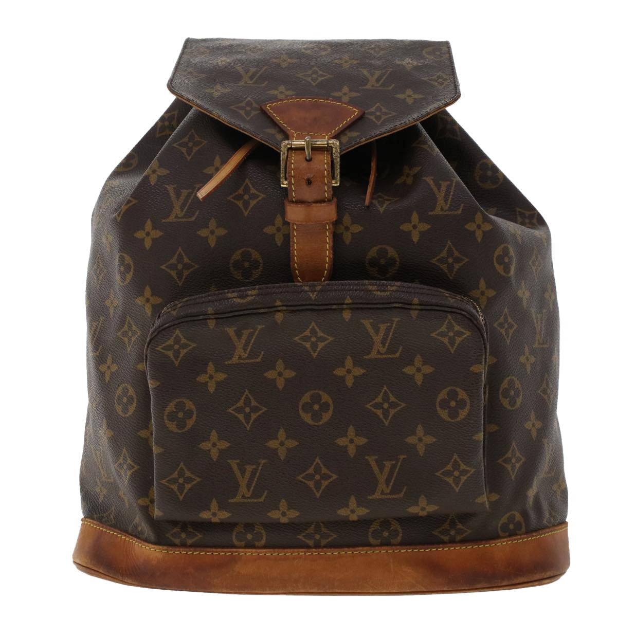 LOUIS VUITTON Monogram Montsouris GM Backpack M51135 LV 46821