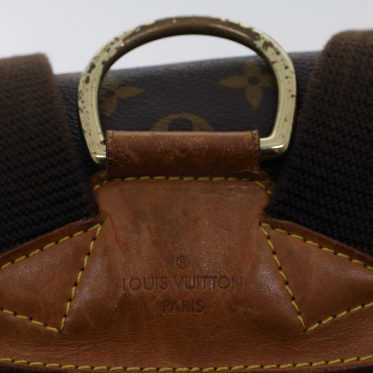 LOUIS VUITTON Monogram Montsouris GM Backpack M51135 LV 46821