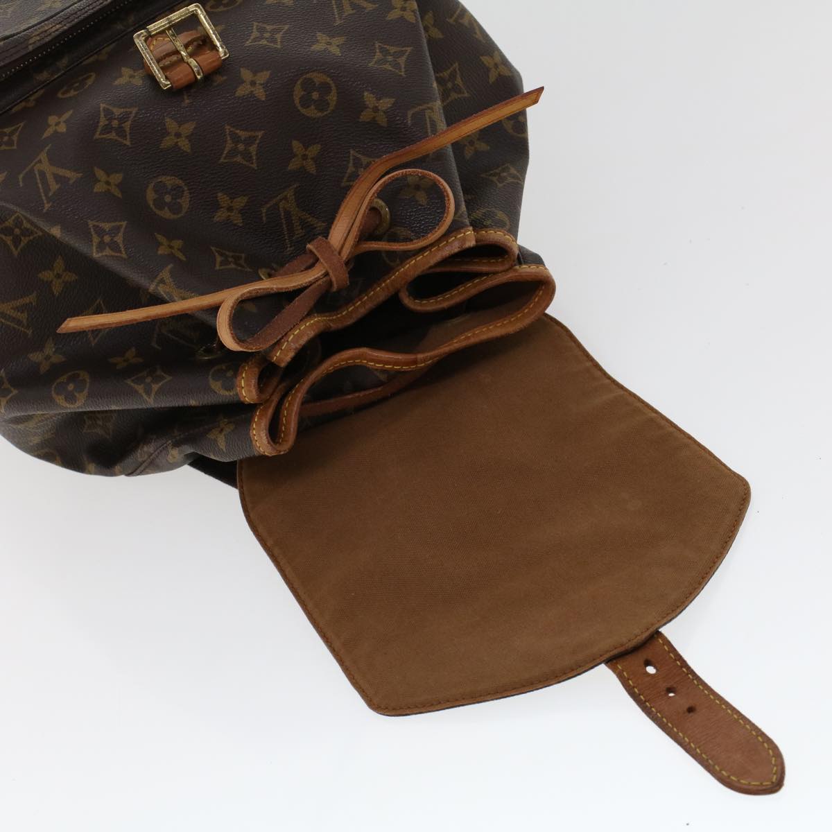 LOUIS VUITTON Monogram Montsouris GM Backpack M51135 LV 46821