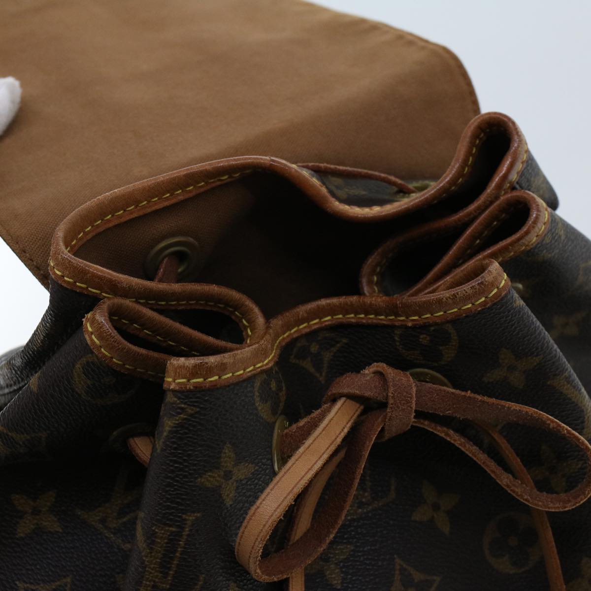 LOUIS VUITTON Monogram Montsouris GM Backpack M51135 LV 46821