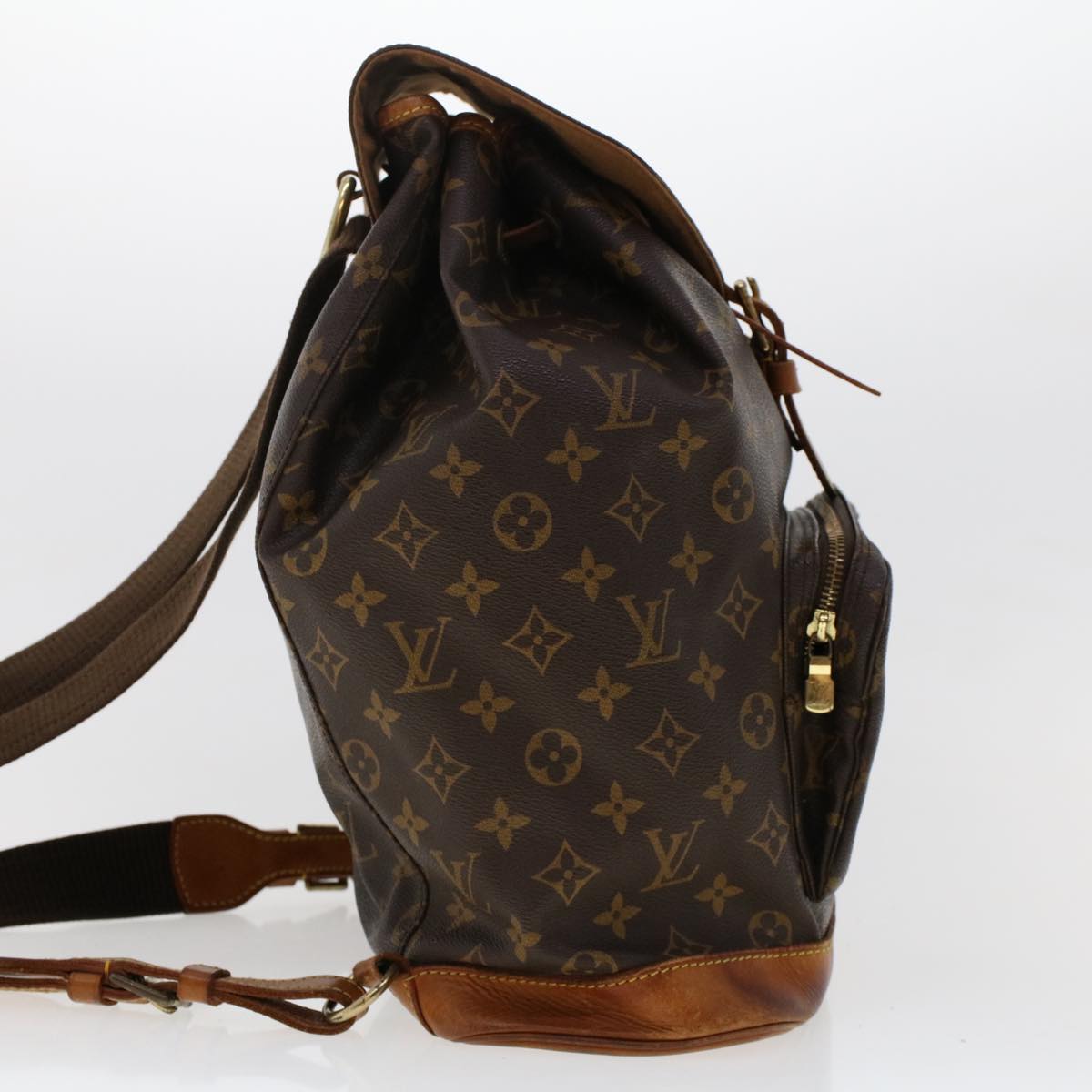 LOUIS VUITTON Monogram Montsouris GM Backpack M51135 LV 46821