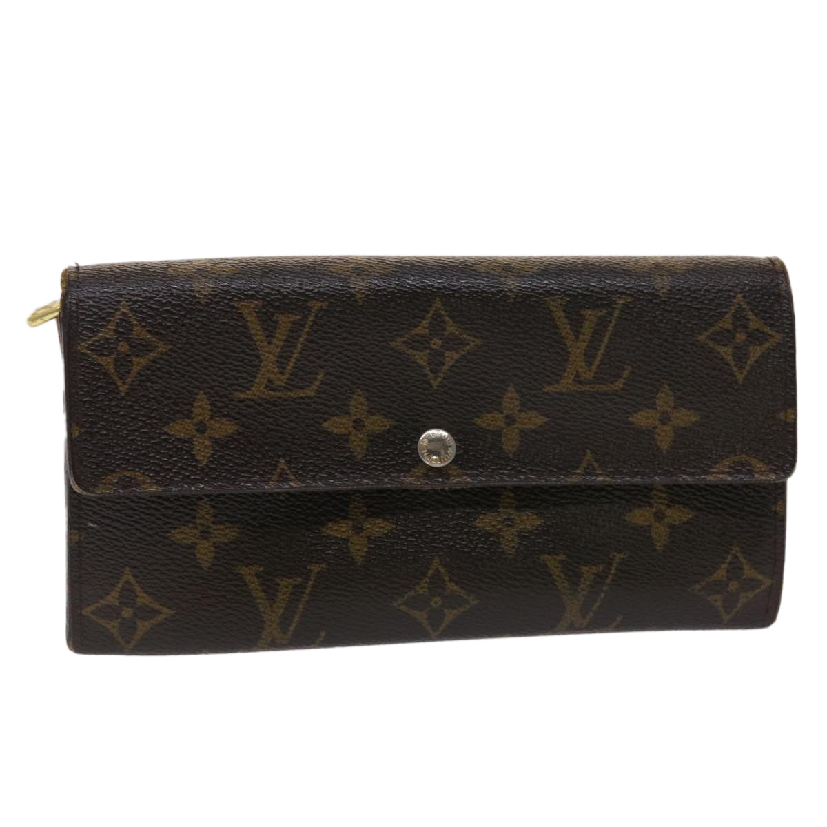 LOUIS VUITTON Monogram Portefeuille Sarah Long Wallet M60531 LV 46824