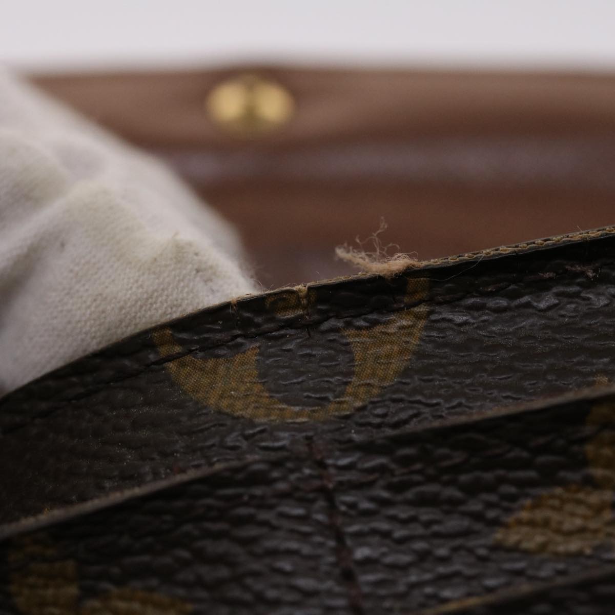 LOUIS VUITTON Monogram Portefeuille Sarah Long Wallet M60531 LV 46824