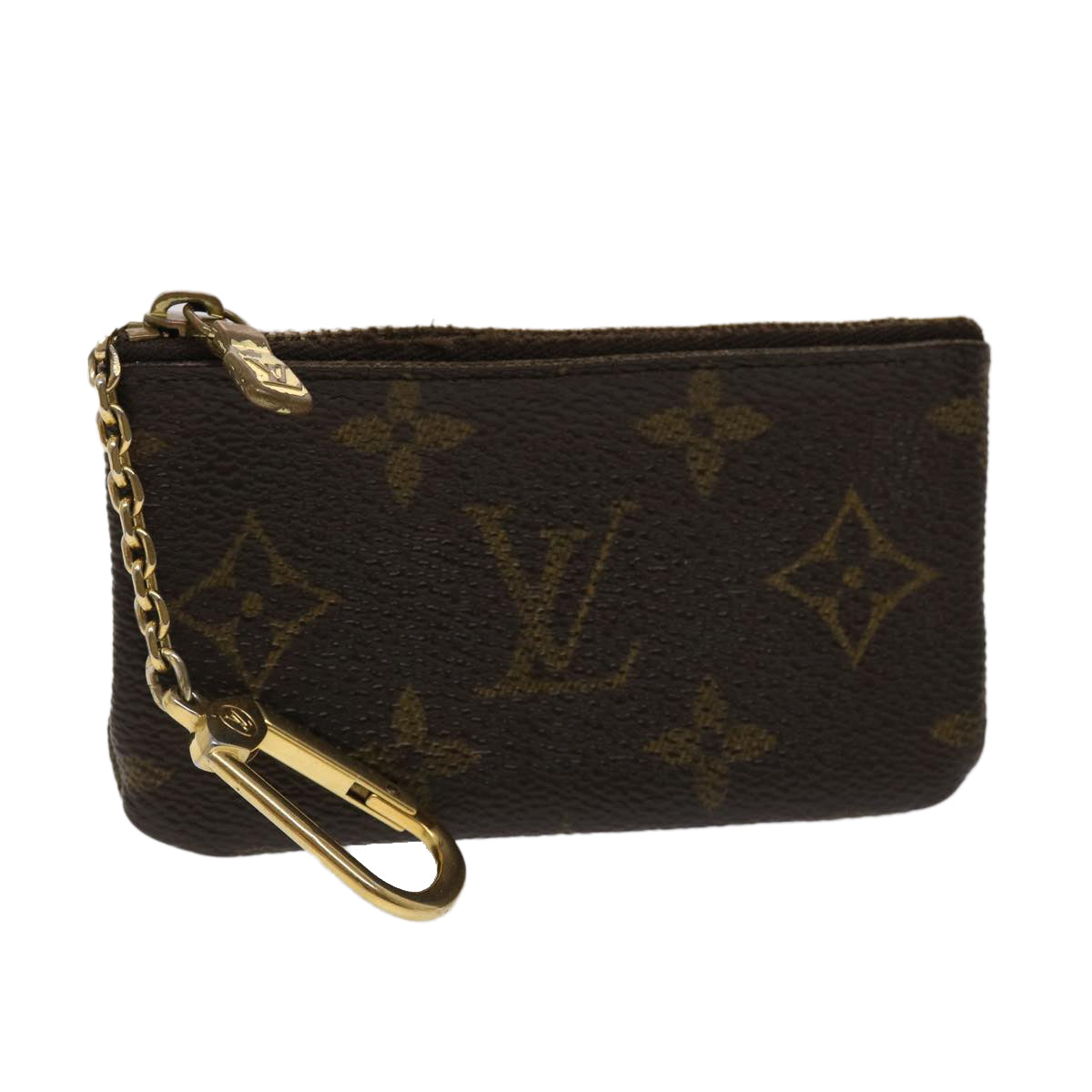 LOUIS VUITTON Monogram Pochette Cles Coin Purse M62650 LV 46828