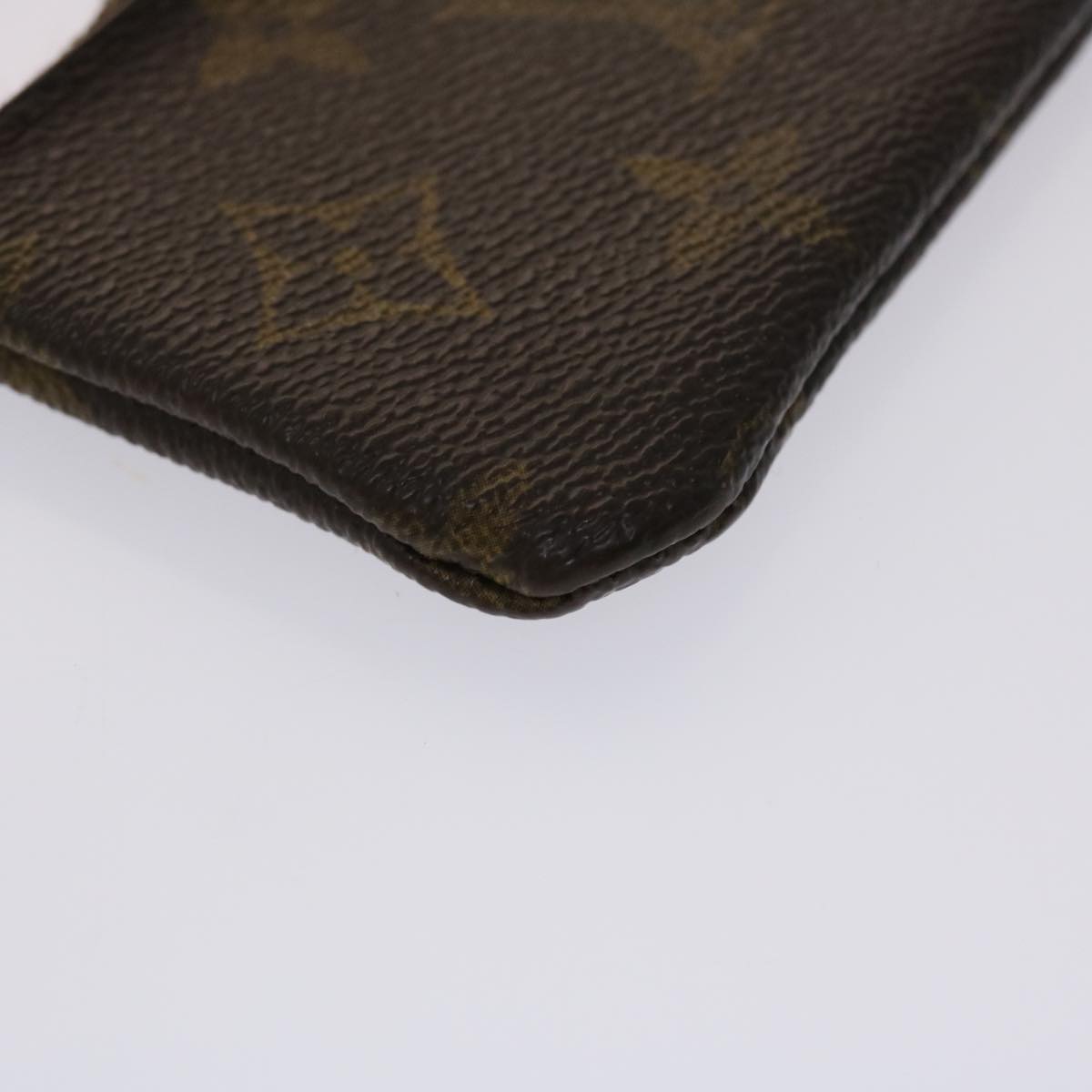 LOUIS VUITTON Monogram Pochette Cles Coin Purse M62650 LV 46828