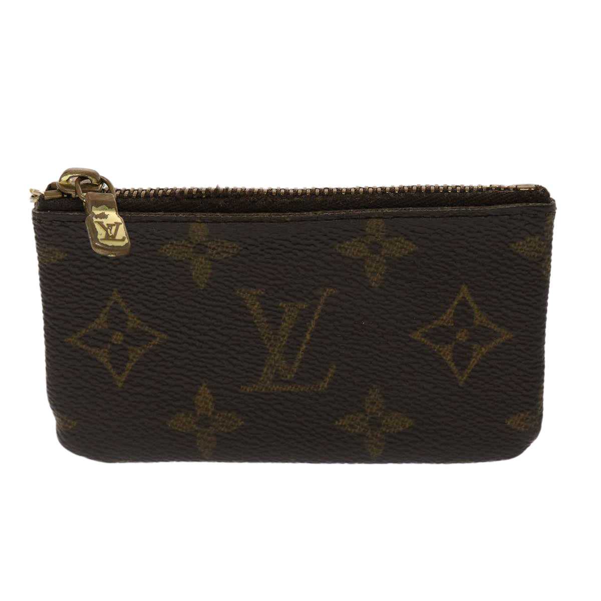 LOUIS VUITTON Monogram Pochette Cles Coin Purse M62650 LV 46828