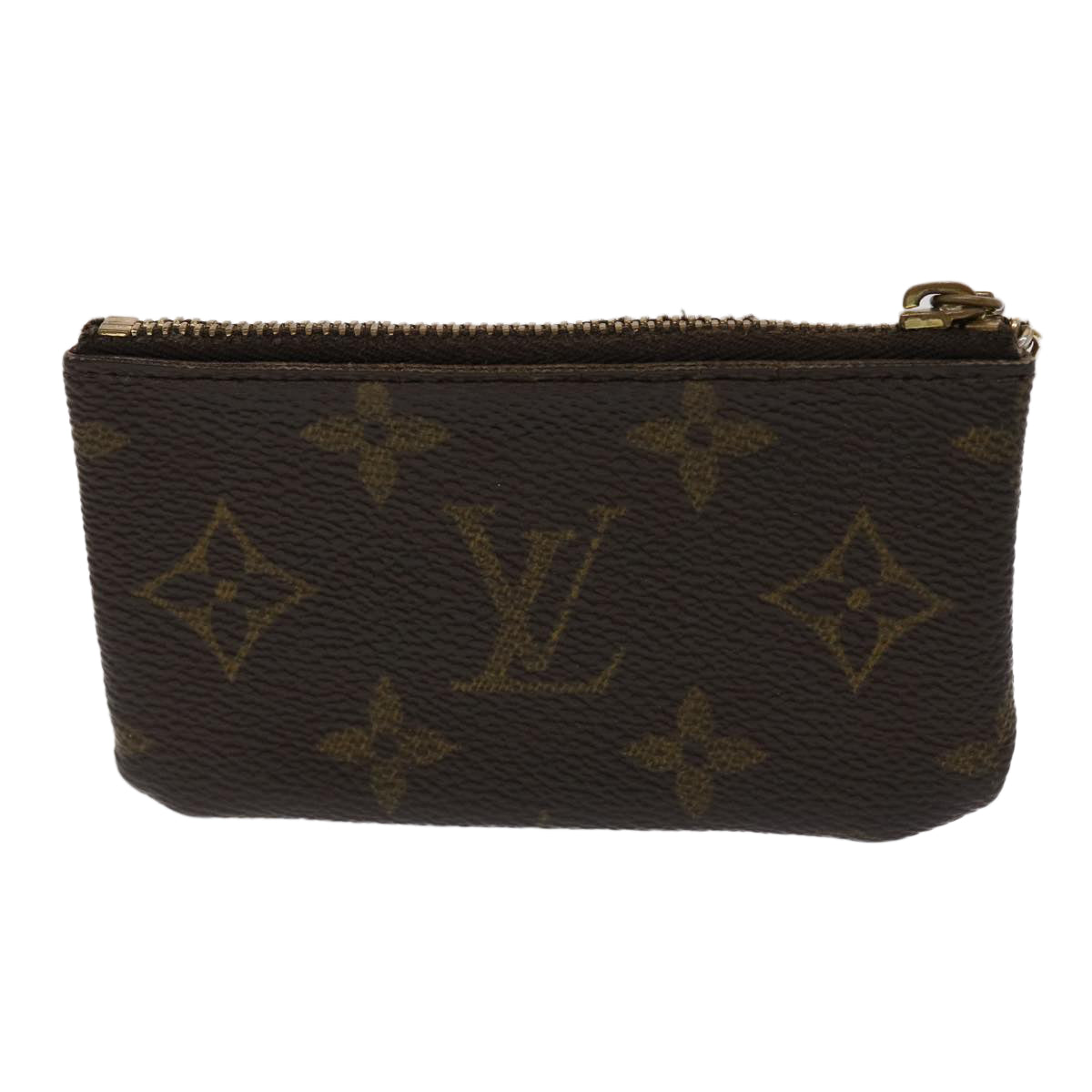 LOUIS VUITTON Monogram Pochette Cles Coin Purse M62650 LV 46828