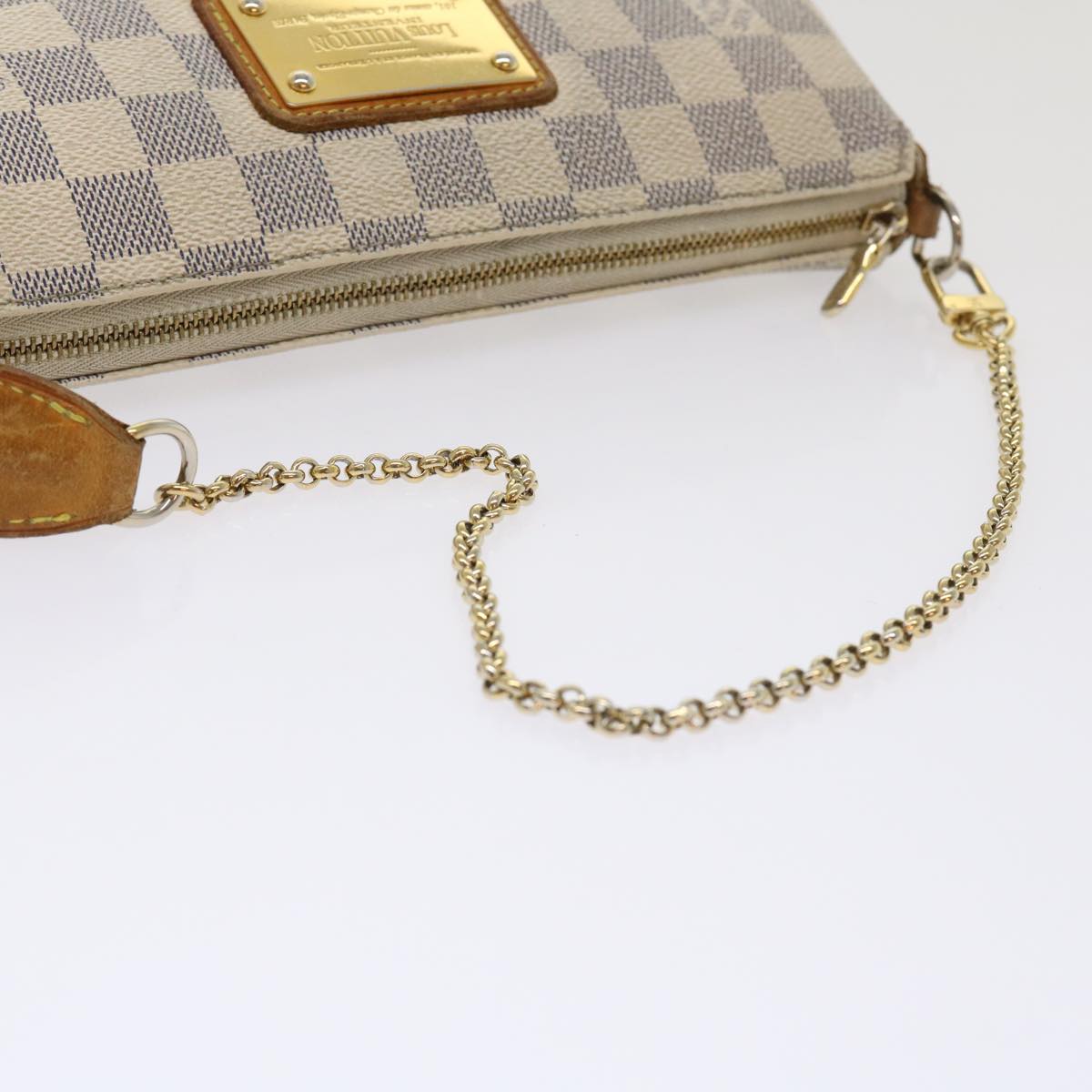 LOUIS VUITTON Damier Azur Eva Shoulder Bag 2way N55214 LV 46829