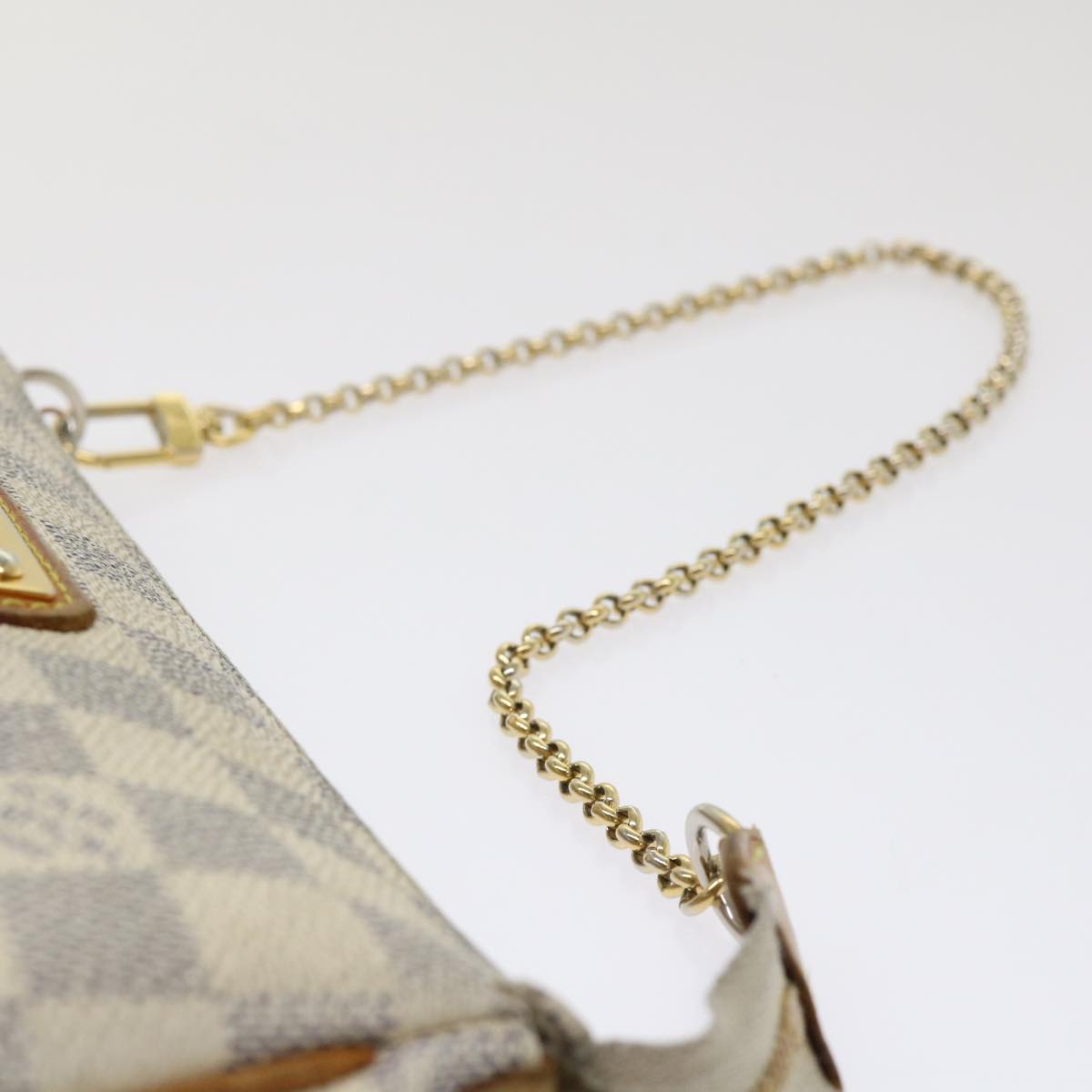 LOUIS VUITTON Damier Azur Eva Shoulder Bag 2way N55214 LV 46829