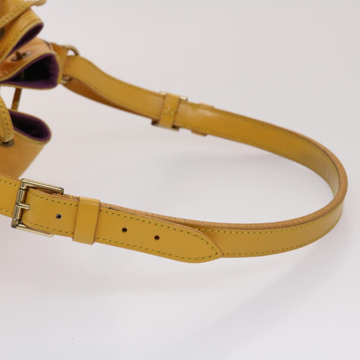 LOUIS VUITTON Epi Petit Noe Shoulder Bag Tassili Yellow M44109 LV 46830