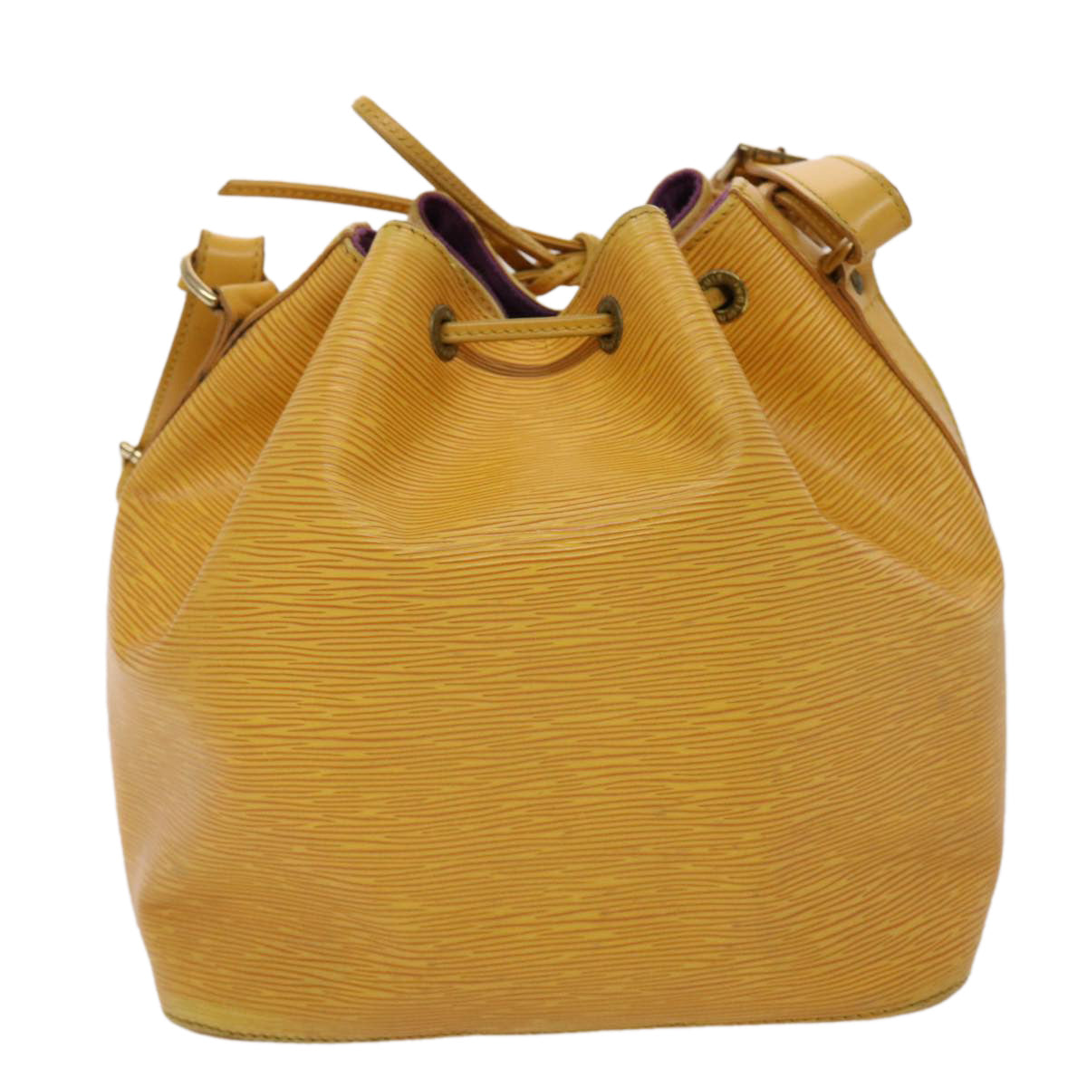 LOUIS VUITTON Epi Petit Noe Shoulder Bag Tassili Yellow M44109 LV 46830