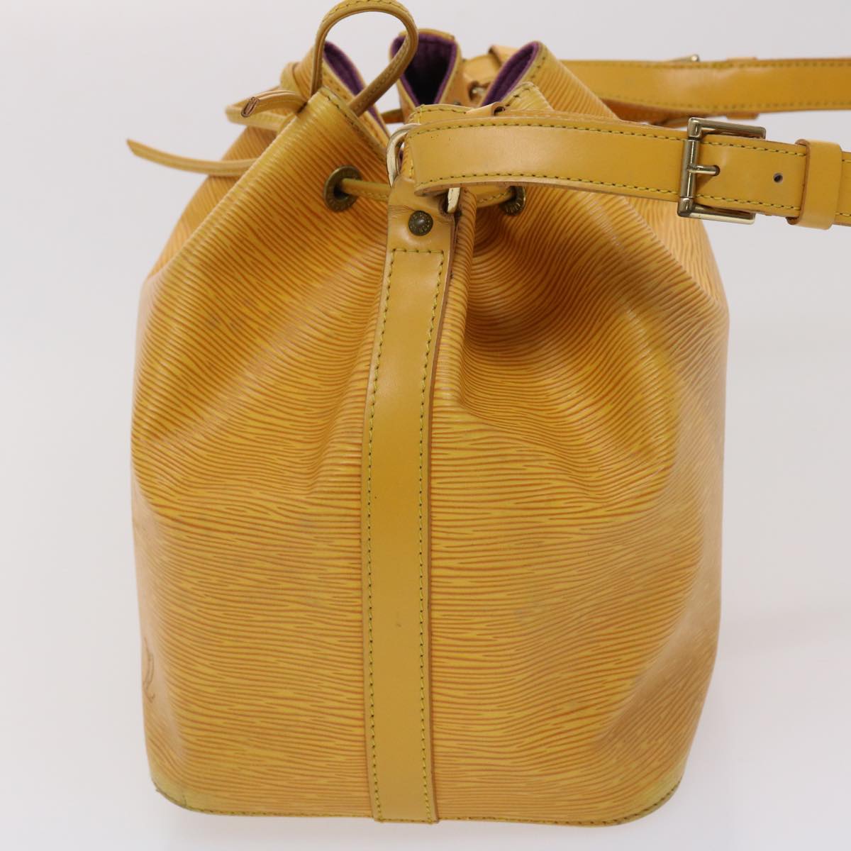 LOUIS VUITTON Epi Petit Noe Shoulder Bag Tassili Yellow M44109 LV 46830