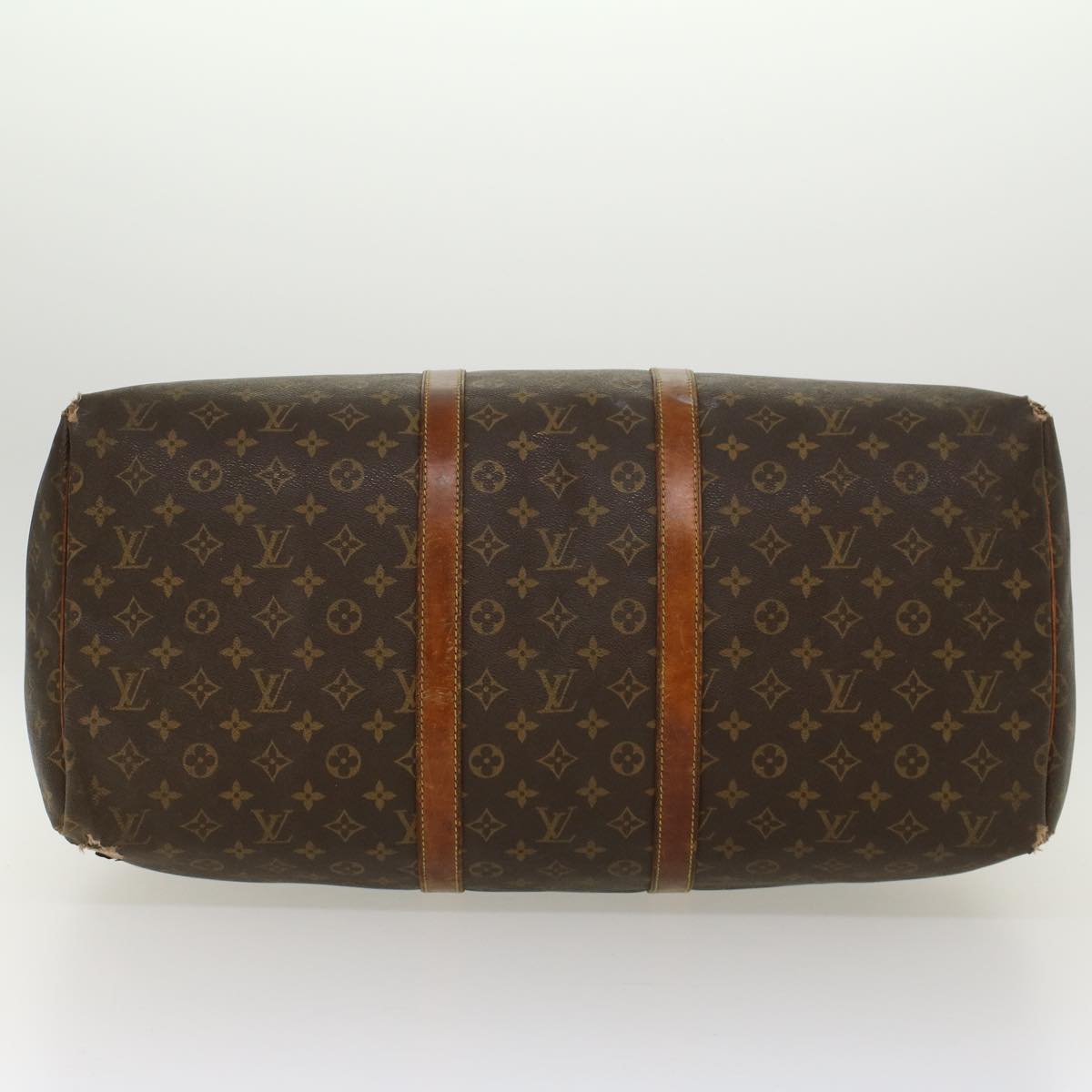 LOUIS VUITTON Monogram Keepall 55 Boston Bag M41424 LV 46831