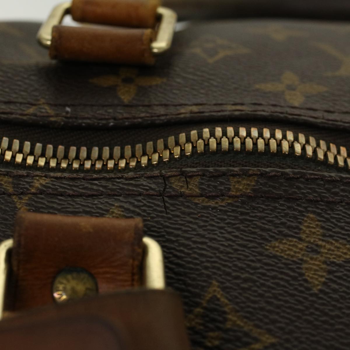 LOUIS VUITTON Monogram Keepall 55 Boston Bag M41424 LV 46831