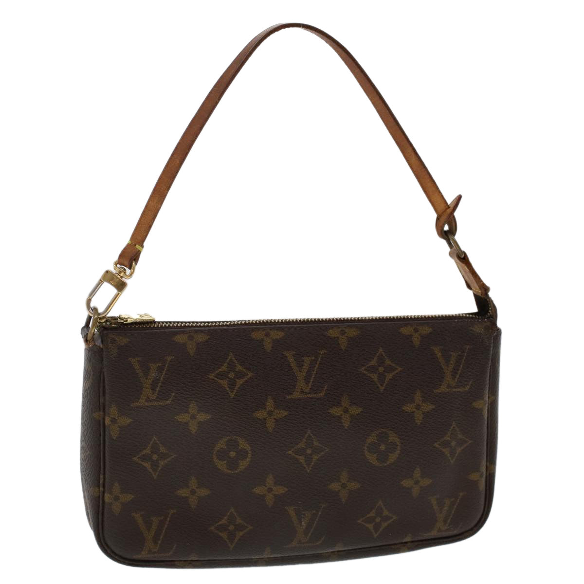 LOUIS VUITTON Monogram Pochette Accessoires Pouch M51980 LV 46835