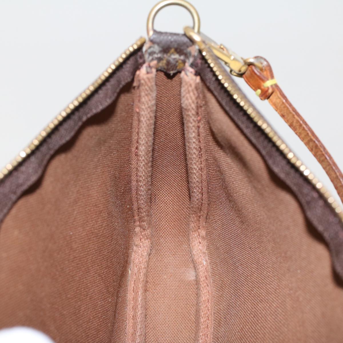 LOUIS VUITTON Monogram Pochette Accessoires Pouch M51980 LV 46835