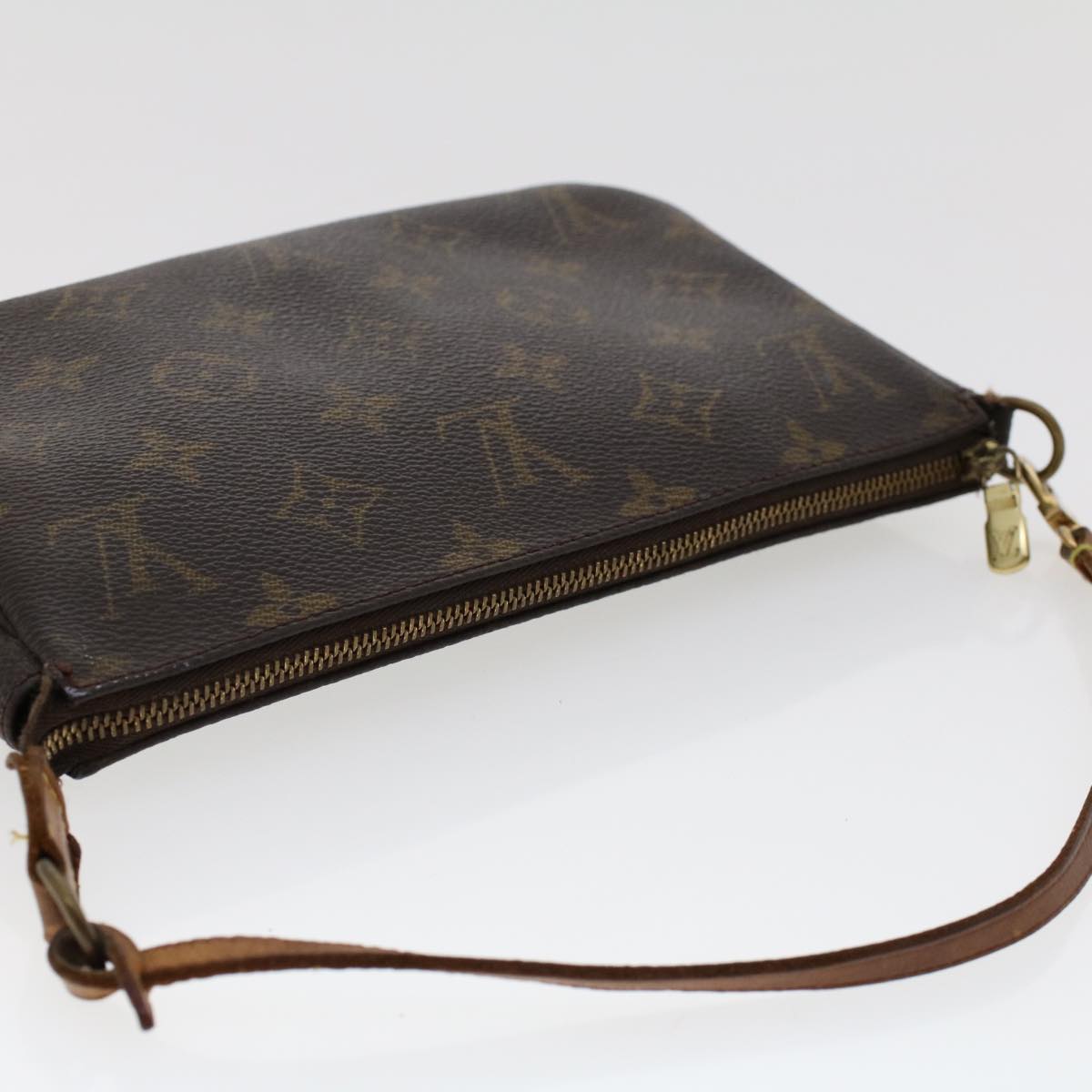 LOUIS VUITTON Monogram Pochette Accessoires Pouch M51980 LV 46835